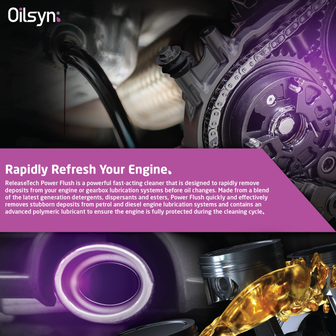 Oilsyn ReleaseTech Power Flush Cleaning Image