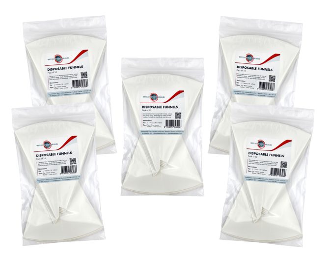 Powerenhancer Disposable Funnels - Pack of 10 x 5 (50 Funnels Total)