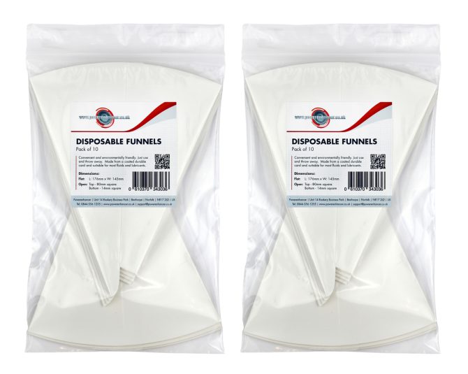Powerenhancer Disposable Funnels - Pack of 10 x 2 (20 Funnels Total)