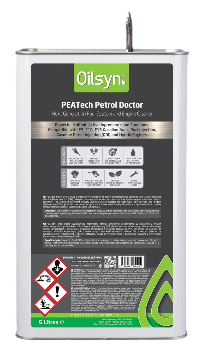 PEATech Petrol Doctor 5 Litre