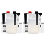 Twin Neck Empty Bottle - 2 x 1 Litre with spouts and pouch